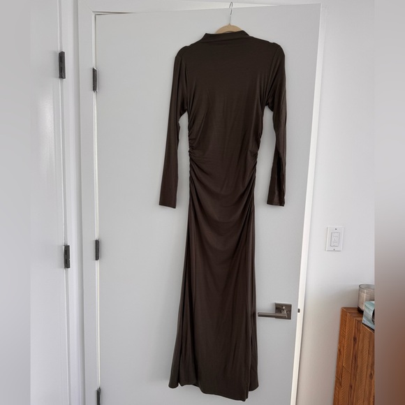 Reformation Nemy Dress- Pine Green - Picture 5 of 6